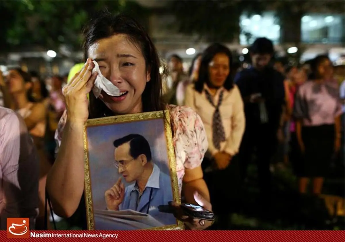 سوگواری مردم تایلند برای درگذشت پادشاه این کشور