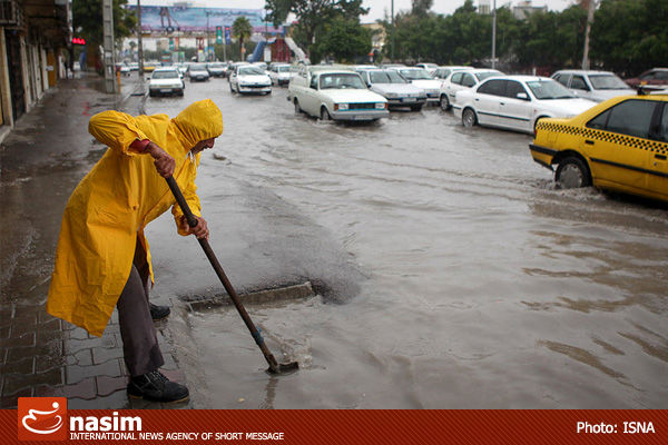 بارش شدید باران و احتمال وقوع سیل در استان‌های شمالی و غربی