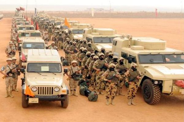 کشته شدن ۱۵ تروریست در عملیات ارتش مصر در 