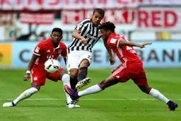 بایرن در زمین فرانکفورت متوقف شد