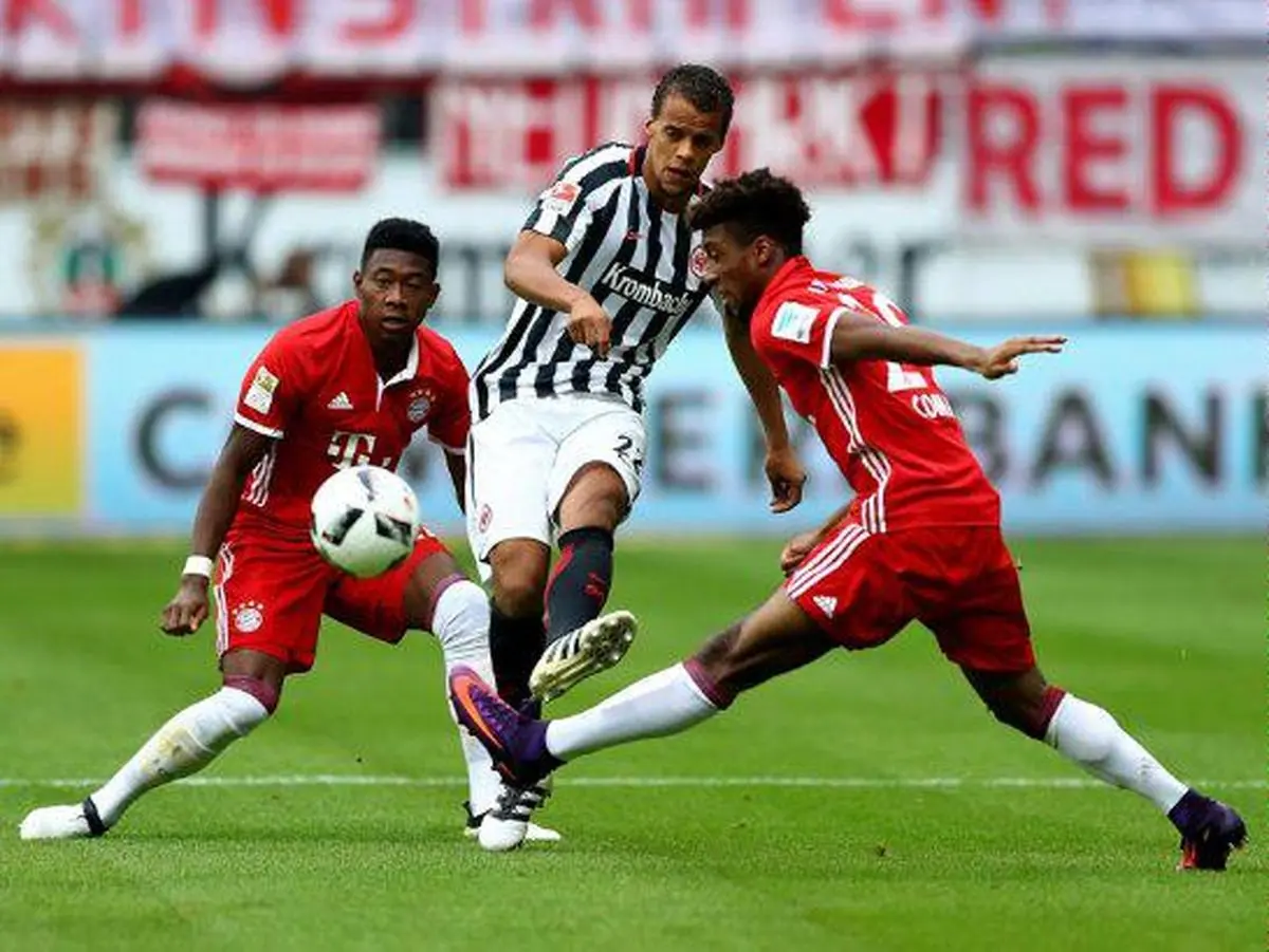 بایرن در زمین فرانکفورت متوقف شد