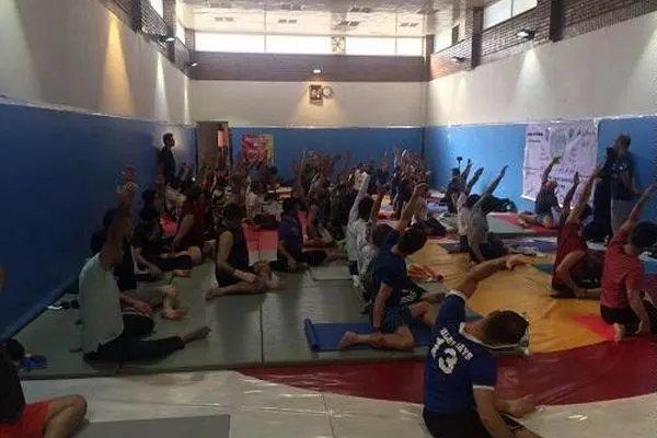 دوره مربیگری پیلاتس آقایان در مجموعه پیام در حال برگزاری است