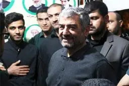 سرلشکر جعفری از غرفه 