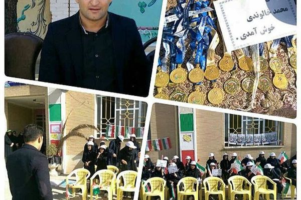 خالوندی مدال‌های خود را به مدارس استثنایی اهدا کرد + عکس