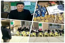 خالوندی مدال‌های خود را به مدارس استثنایی اهدا کرد + عکس