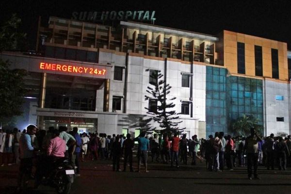 آتش‌سوزی بیمارستانی در شرق هند
