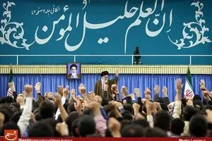 دیدار دانشجویان برتر علمی و اعضای بنیاد ملی نخبگان با رهبر معظم انقلاب