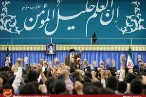 دیدار دانشجویان برتر علمی و اعضای بنیاد ملی نخبگان با رهبر معظم انقلاب