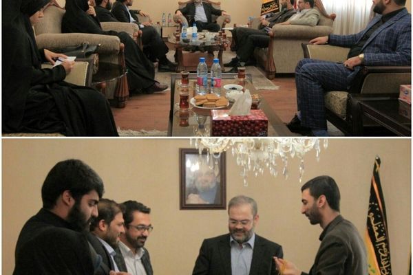 دیدار مدیران جمعیت فرزندان شاهد و ایثارگر با نماینده حزب الله لبنان