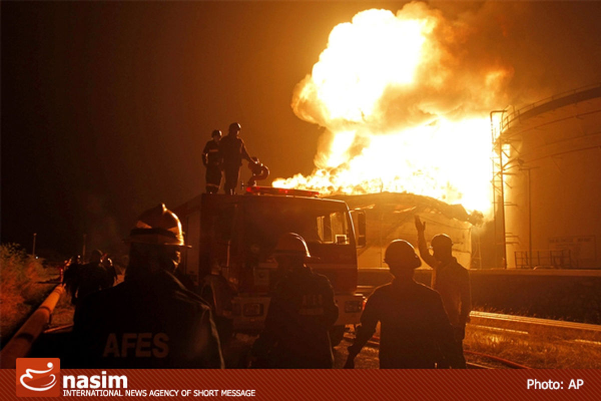 ۱۱ کشته و زخمی در پی آتش‌سوزی یکی از مخازن شرکت نفت در عربستان