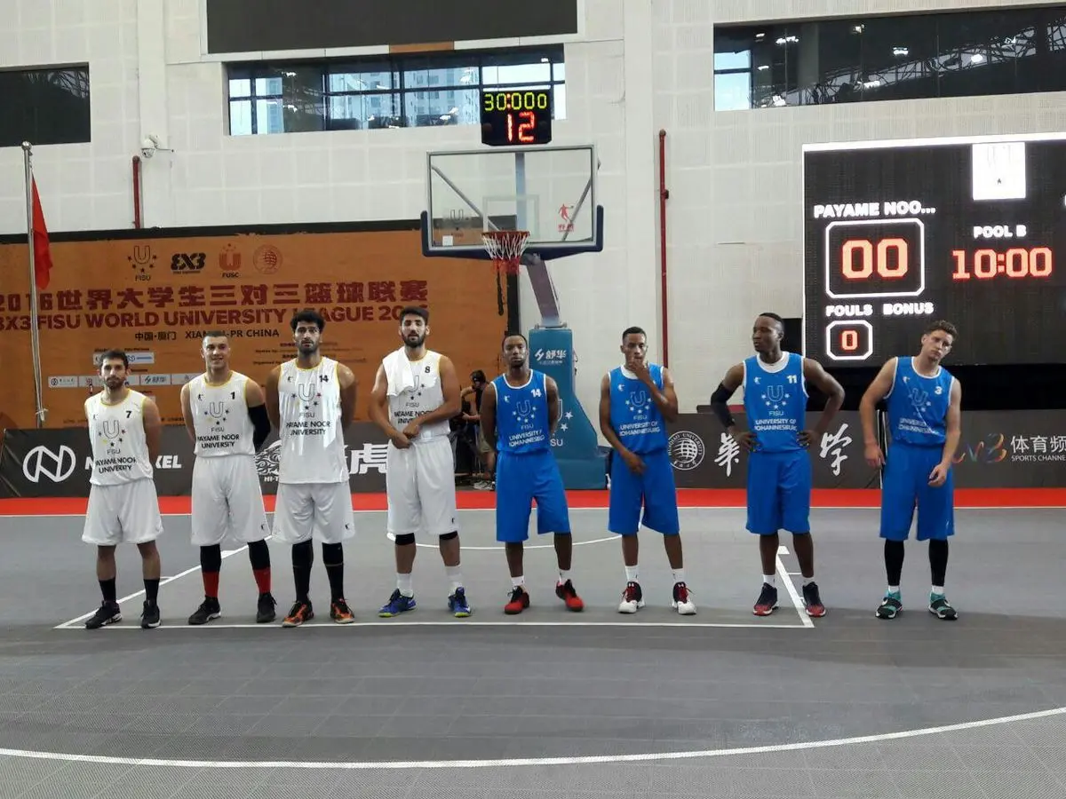 اولین پیروزی بسکتبالیست‌های دانشجو برابر آفریقای جنوبی رقم خورد