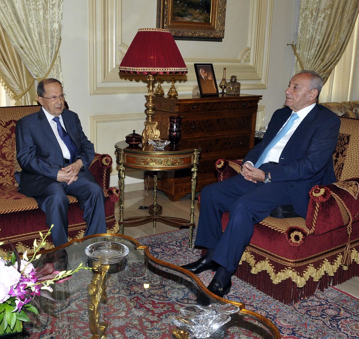 دیدار "میشل عون" با رئیس پارلمان لبنان