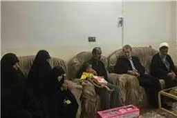 دیدار لاریجانی با خانواده شهدای مدافع حرم