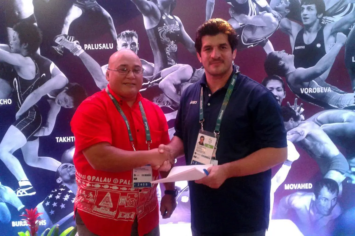 فدراسیون کشتی ایران با کنفدراسیون اقیانوسیه تفاهم‌نامه همکاری امضا کرد