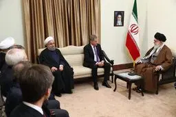 رئیس‌جمهور فنلاند با رهبر انقلاب دیدار کرد + عکس