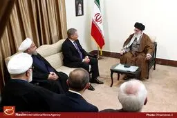 دیدار رئیس جمهوری فنلاند با رهبر انقلاب