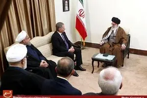 دیدار رئیس جمهوری فنلاند با رهبر انقلاب