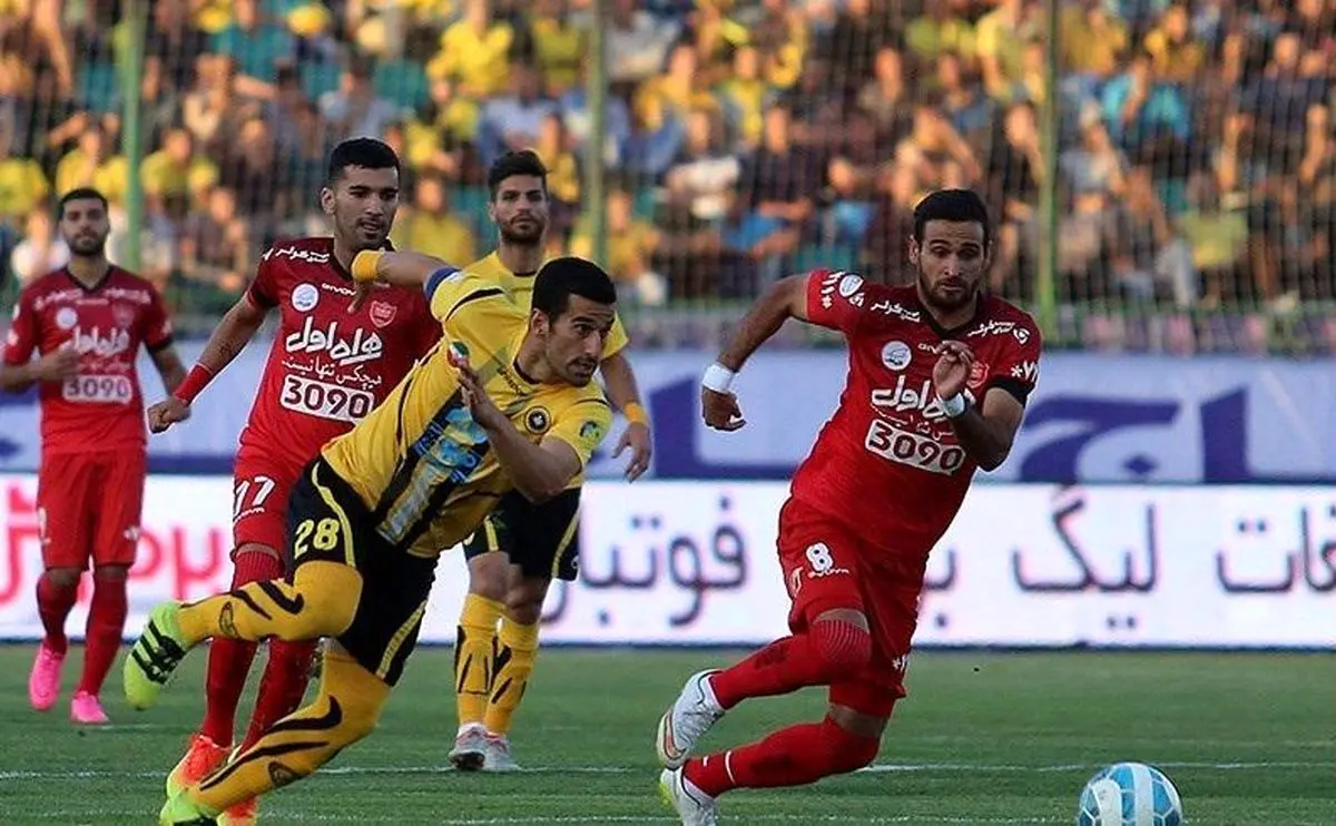 تساوی پرسپولیس و صنعت نفت آبادان در پایان نیمه اول