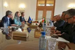 موگرینی با ظریف دیدار کرد