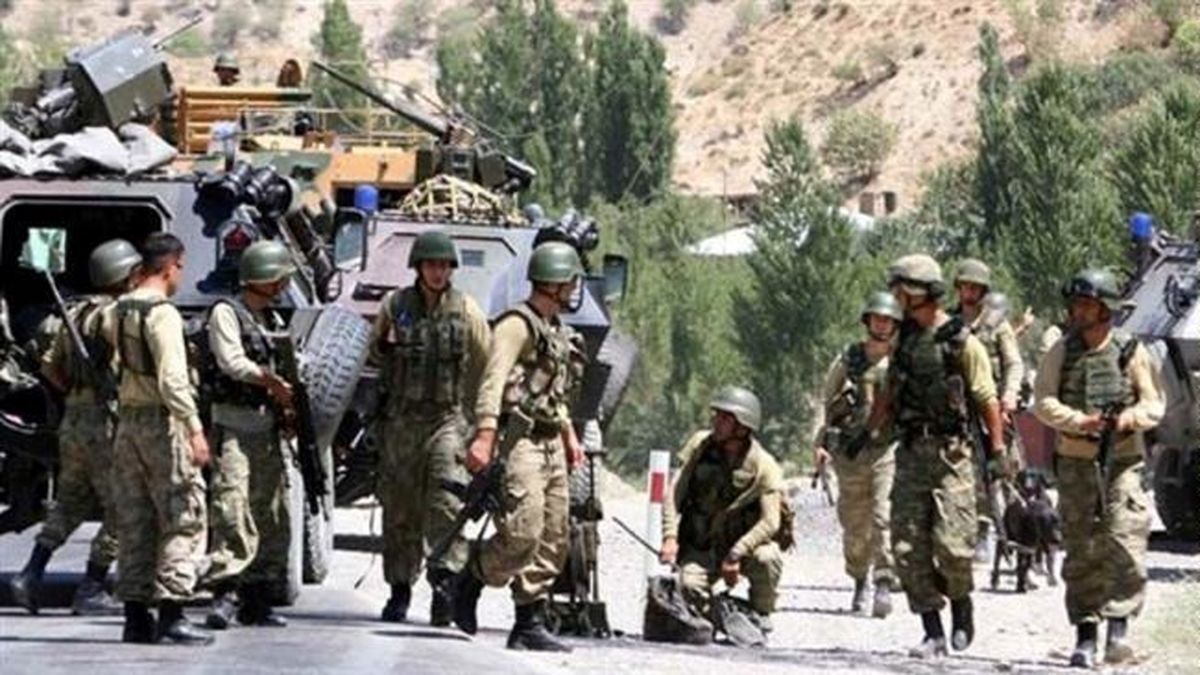 کشته شدن ۳ سرباز ارتش ترکیه در حمله شبه نظامیان پ‌ک‌ک
