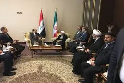 نوری المالکی با آیت‌الله آملی لاریجانی دیدار و گفتگو کرد + عکس