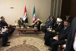 نوری المالکی با آیت‌الله آملی لاریجانی دیدار و گفتگو کرد + عکس