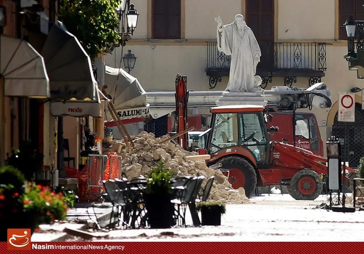 خسارات زلزله ایتالیا