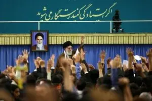 دیدار هزاران نفر از دانش‌آموران و دانشجویان با رهبر معظم انقلاب
