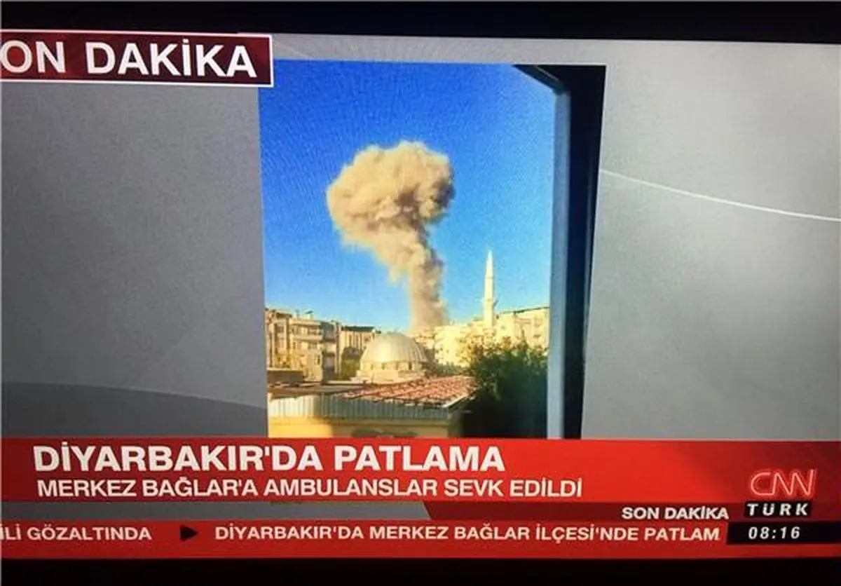 ۳۱ کشته و زخمی در پی انفجار در "دیاربکر" ترکیه