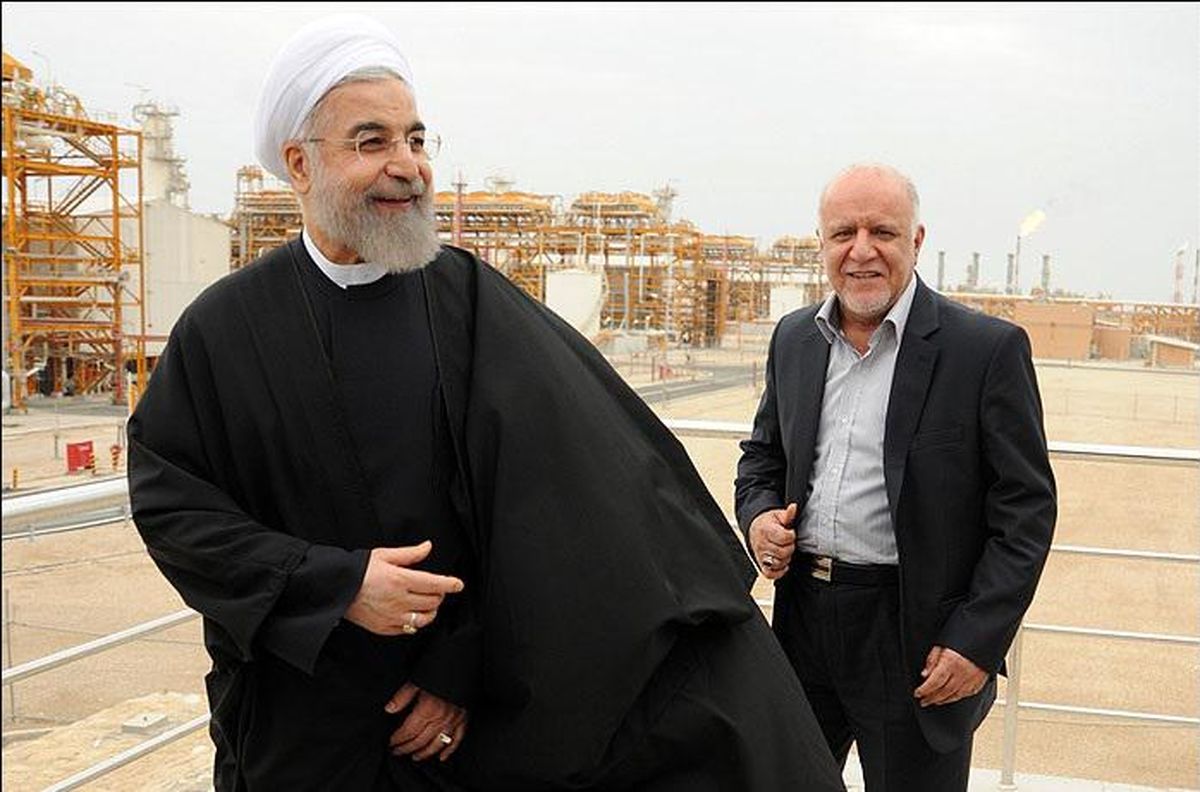 شوی وزیر نفت برای افتتاح صوری بزرگترین پالایشگاه بنزین‌سازی ایران