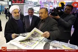 افتتاح بیست و دومین نمایشگاه مطبوعات با حضور رئیس جمهور