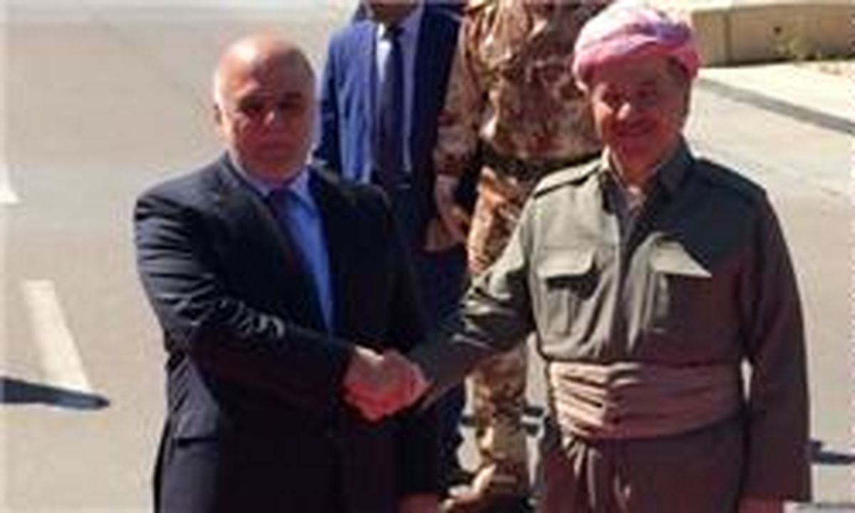 نخست وزیر عراق وارد شهر اربیل شد