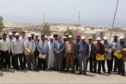فرماندهان سپاه تهران از پروژه‌های قرارگاه خاتم در پارس جنوبی بازدید کردند