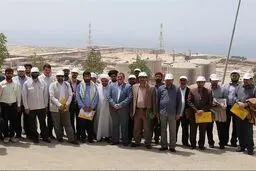 فرماندهان سپاه تهران از پروژه‌های قرارگاه خاتم در پارس جنوبی بازدید کردند