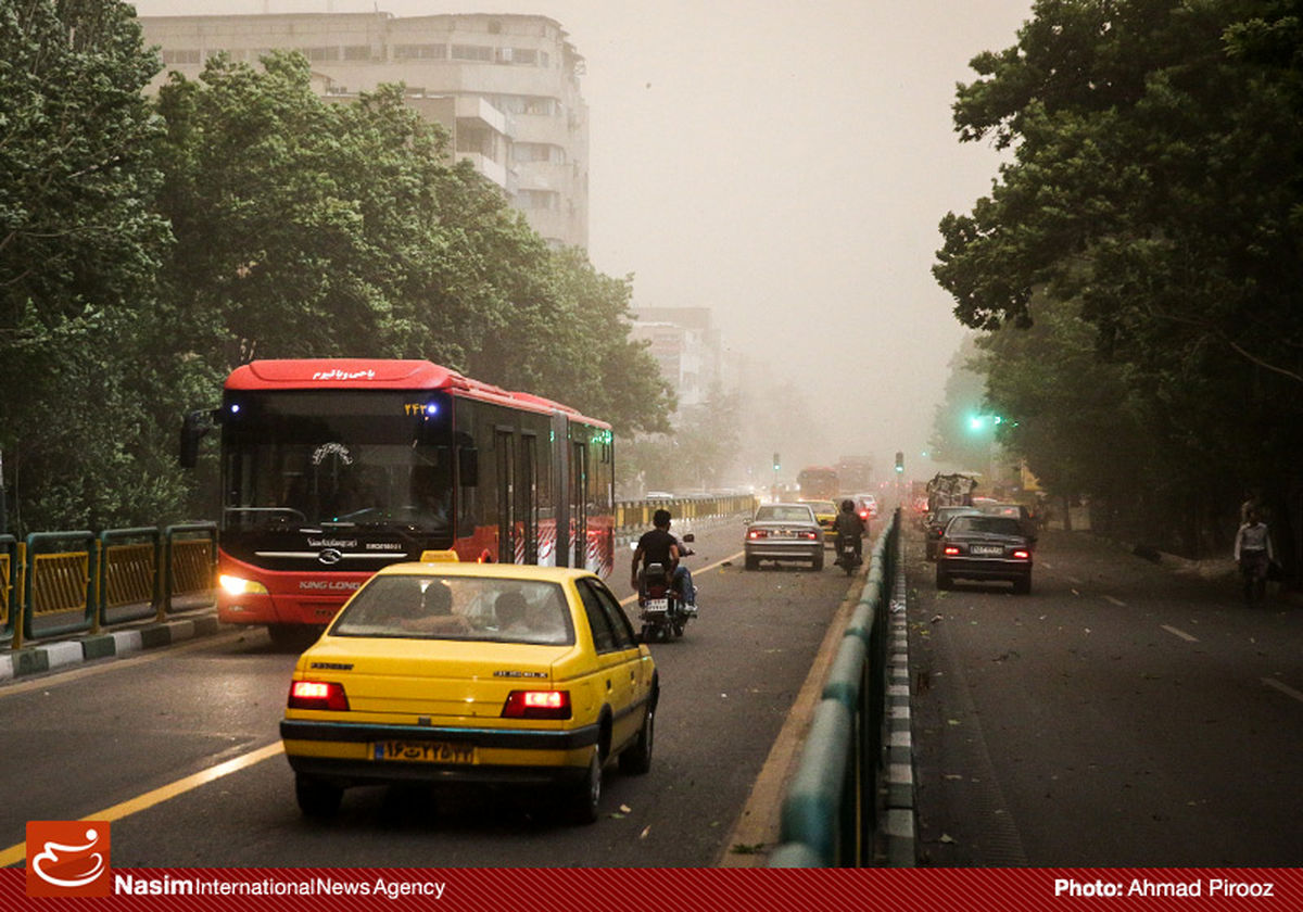طوفان عصر امروز تهران تلفاتی نداشت/ بیشتر حوادث مربوط به سقوط اشیاء و شکستگی شاخه درختان