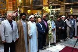 مضجع شریف حضرت ابوالفضل العباس(ع) غبارروبی شد