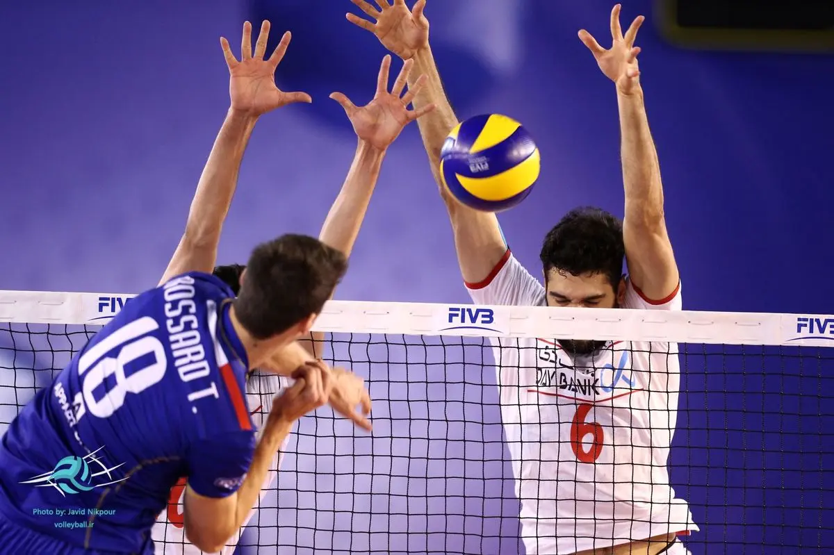 گزارش تصویری:: نخستین دیدار دوستانه تیم ملی والیبال ایران و فرانسه