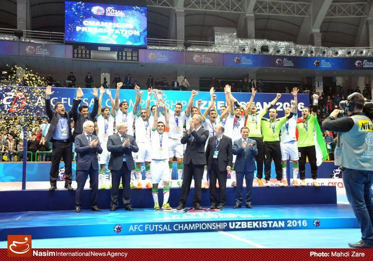 تقدیر معاون اول رئیس‌جمهوری از تیم ملی فوتسال