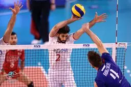 عبادی‌پور امتیازآورترین بازیکن مسابقه ایران و فرانسه