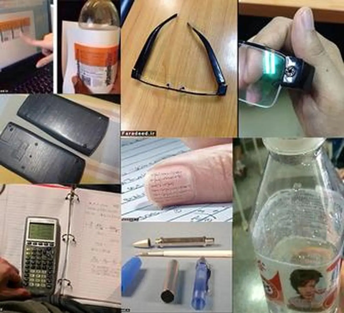 روش‌های عجیب تقلب در مدارس + تصاویر