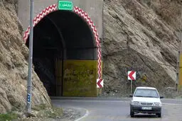 محور هراز مسدود شد