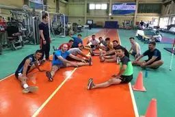 اردونشینان تیم ملی کاراته در تست آمادگی جسمانی شرکت کردند