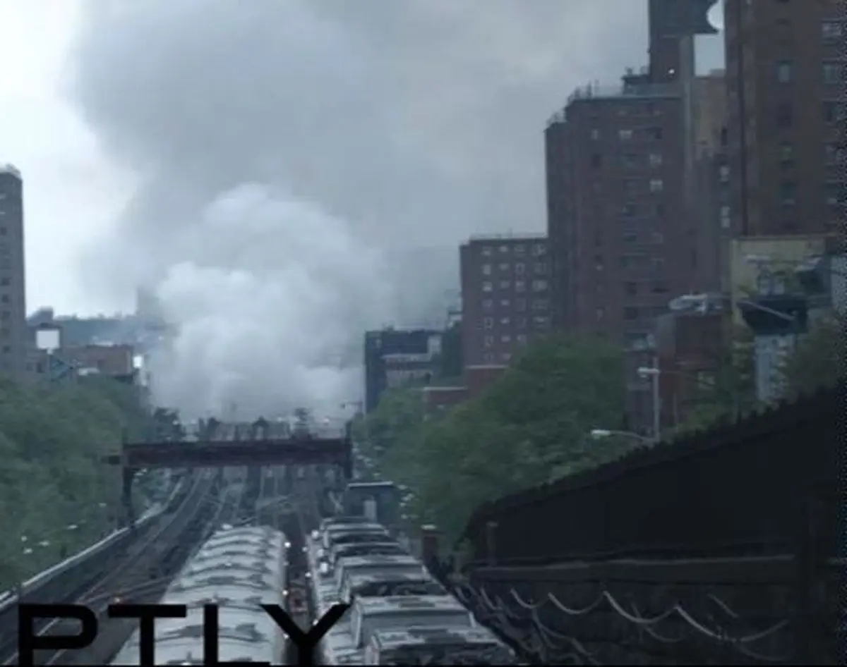 آتش سوزی مهیب در مترو شهر نیویورک آمریکا