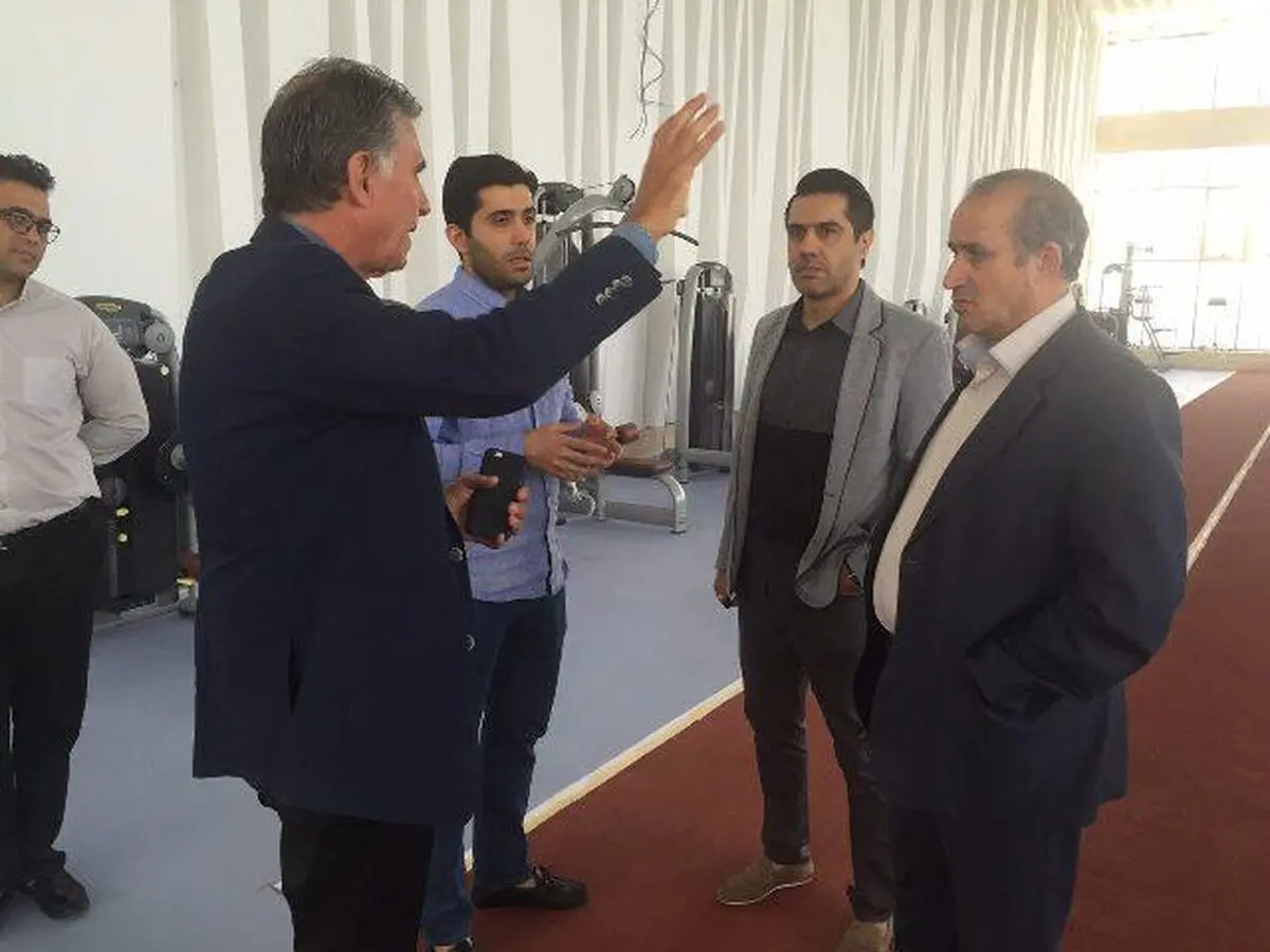 بازدید تاج، کی‌روش و پیروانی از مرکز تخصصی تمرینی
