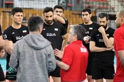 آغاز تمرینات تیم ملی والیبال در تهران