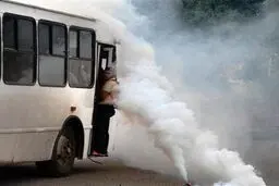 مقابله پلیس ونزوئلا با معترضان
