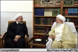 روحانی با آیت‌الله مکارم شیرازی دیدار کرد/ رئیس جمهور با آیت‌الله وحید خراسانی دیدار می‌کند