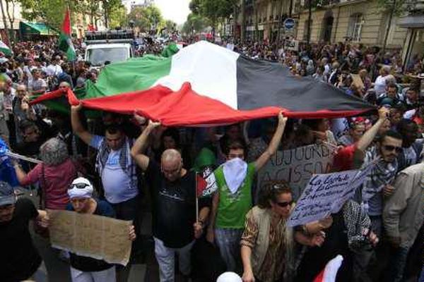 تظاهرات ضد صهیونیستی مردم فلسطین در 