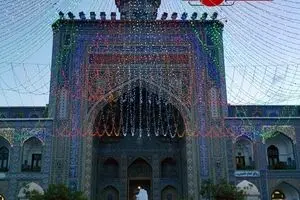 حال و هوای حرم مطهر رضوی در آستانه نیمه شعبان