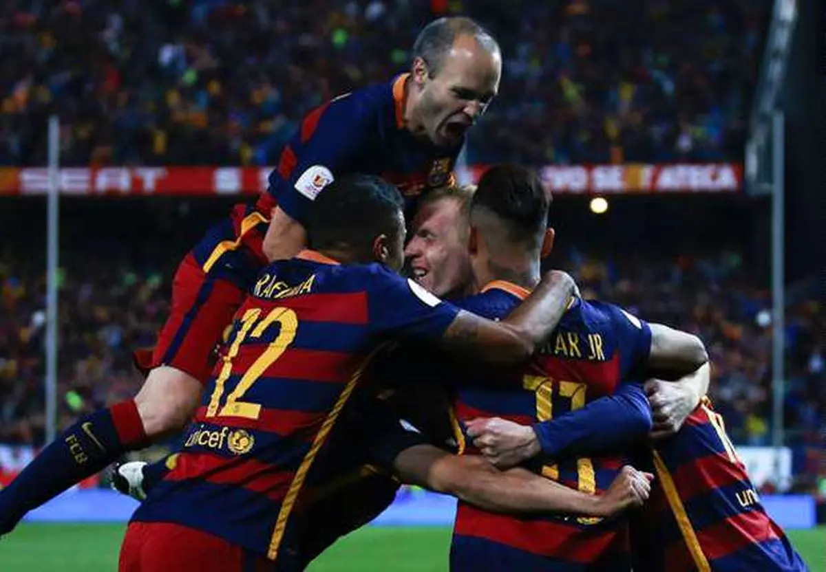 بارسلونا برای بیست و هشتمین بار قهرمان جام حذفی اسپانیا شد